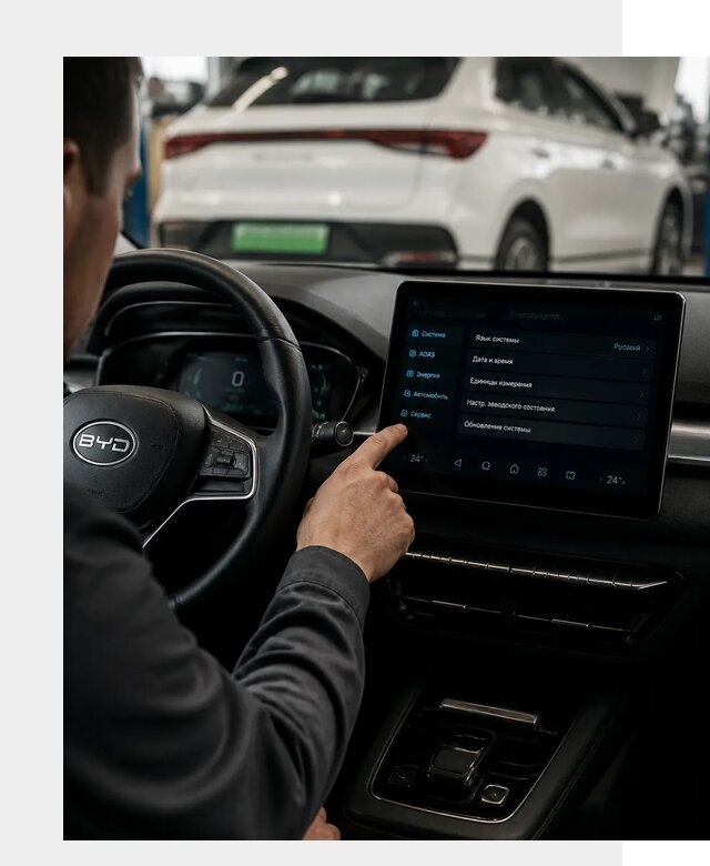 Русификация BYD E2 в Тихвине от 16283 р. | ФастМобиль-Тхв под ключ