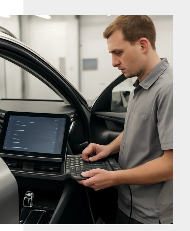 Русификация мультимедиа автомобилей Lynk Co в Тихвине