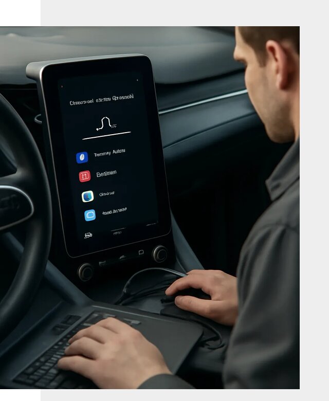 Установка приложений Lynk Co на автомобиль в Тихвине