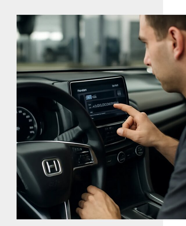 Русификация панели приборов Honda в Тихвине по цене 5464 ФастМобиль-Тхв